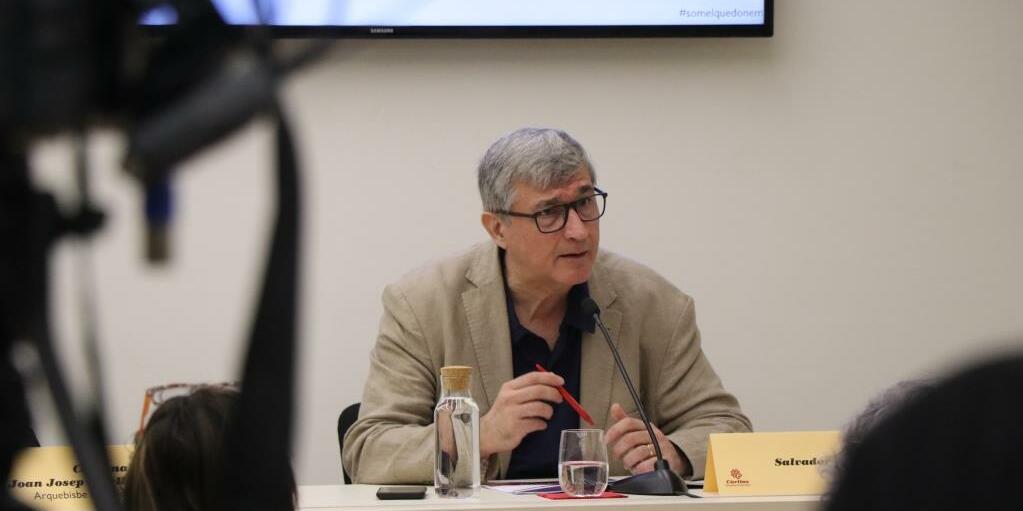 Roda de premsa presentació memòria 2021 Caritas Barcelona