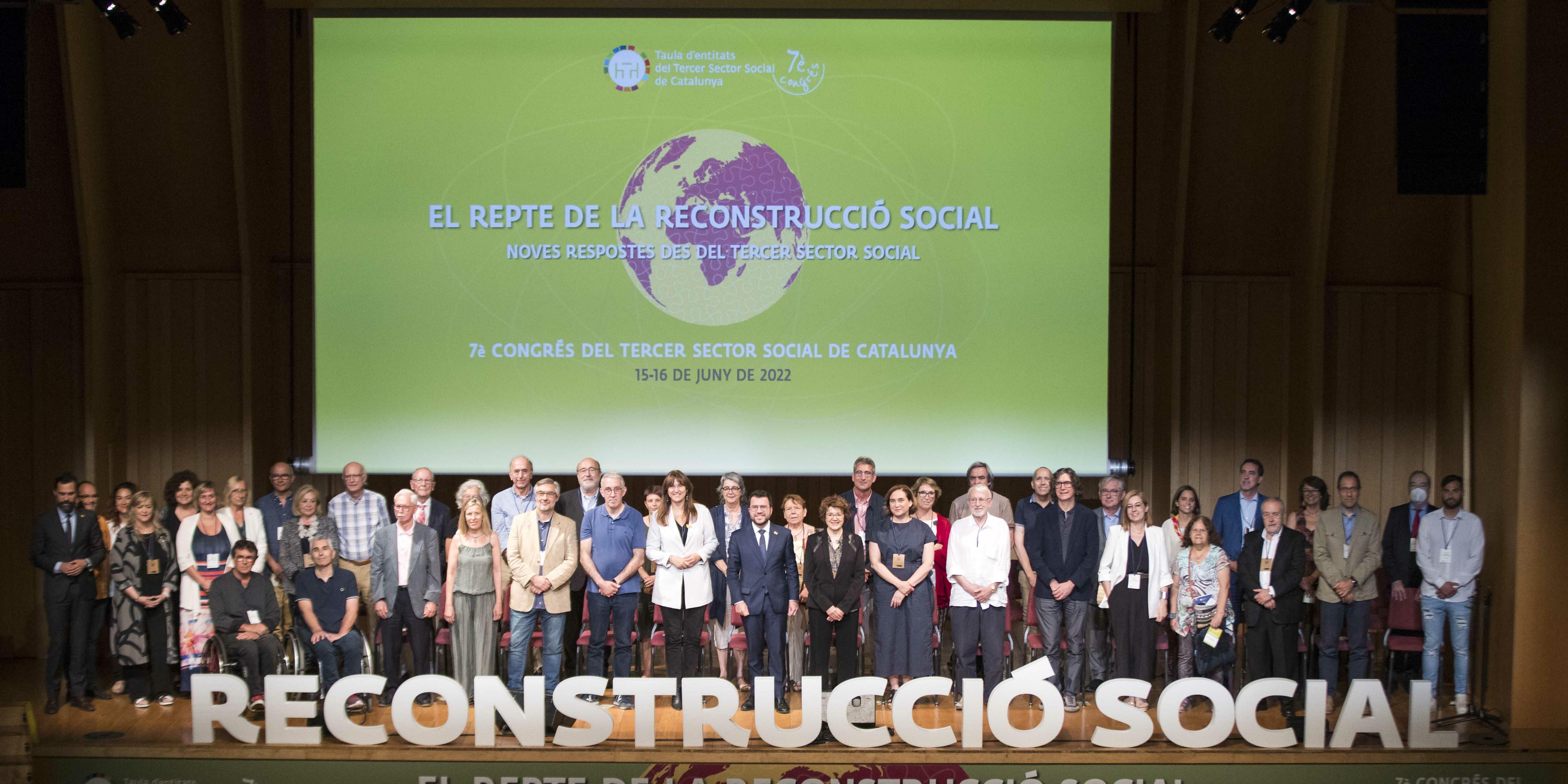 Imatge fotografia de família del 7è Congrés del Tercer Sector Social