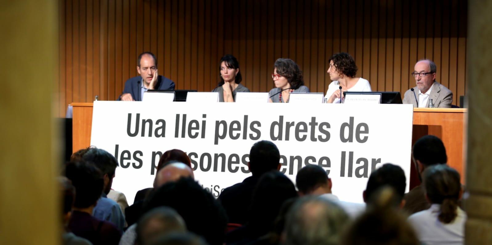 2022 Jornada una llei pels drets de les persones sense llar
