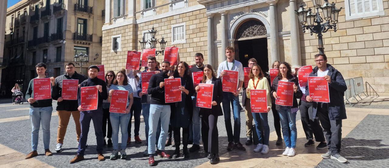 Imatge de la presentació de l'informe de Salut Mental Catalunya sobre la salut mental del jovent