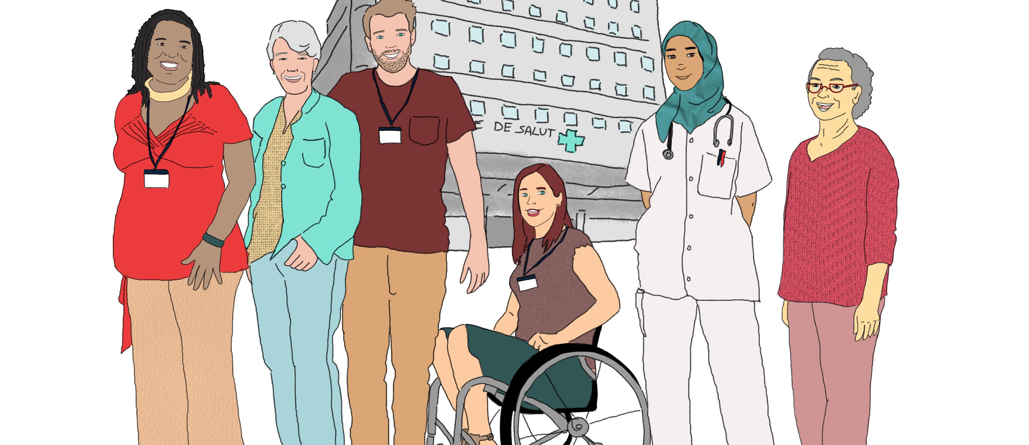 Imatge de la guia de la FCVS sobre voluntariat als centres de salut