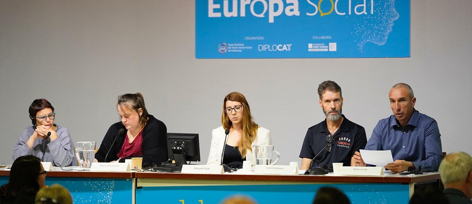 Imatge del debat Europa Social sobre els drets de la infància