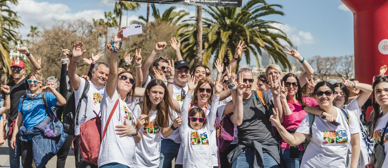 Imatge de participants a la Magic Line de Sant Joan de Déu