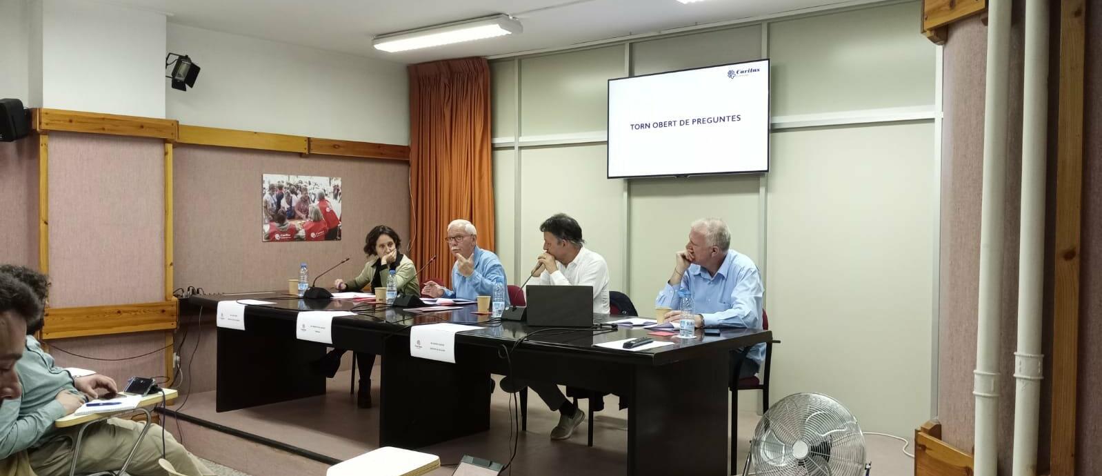 Roda de premsa Càritas Catalunya: "Ocupació laboral i empreses d'economia social"
