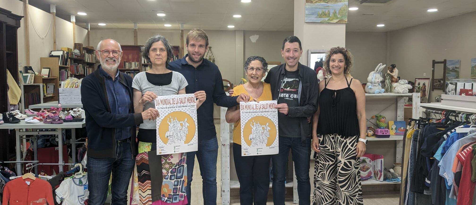 Imatge dels organitzadors de l'acte del Dia Mundial de la Salut Mental de Salut Mental Catalunya