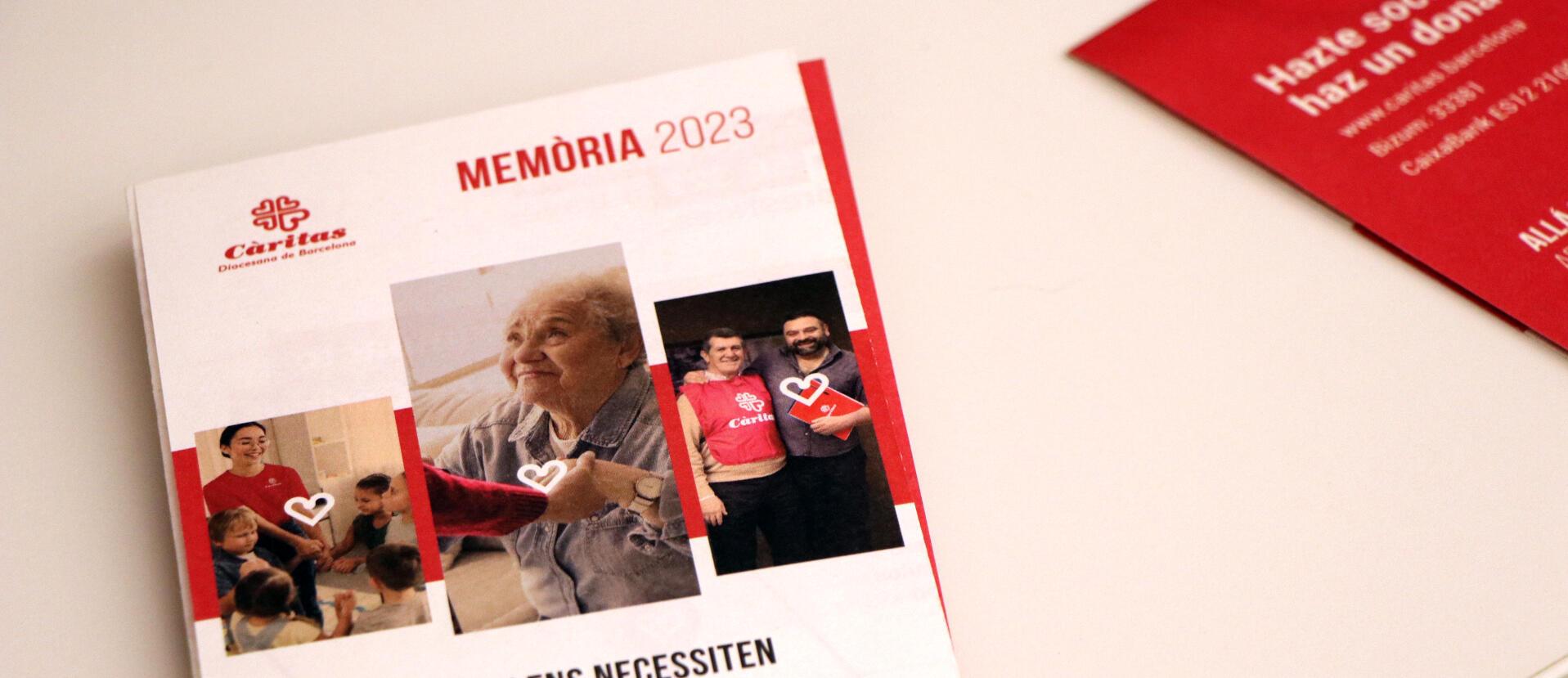 Memòria 2023 Càritas Barcelona