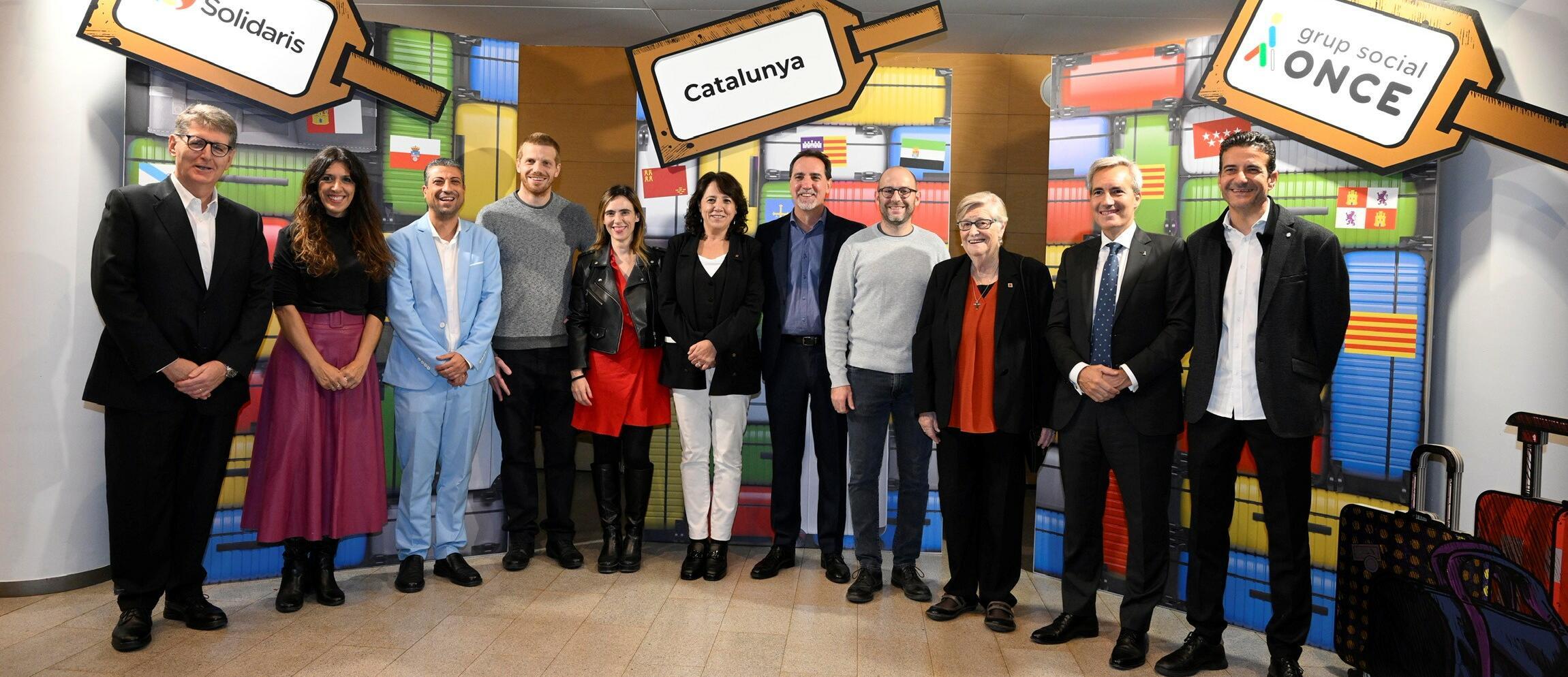 Imatge persones guardonades als Premis Solidaria ONCE 2024