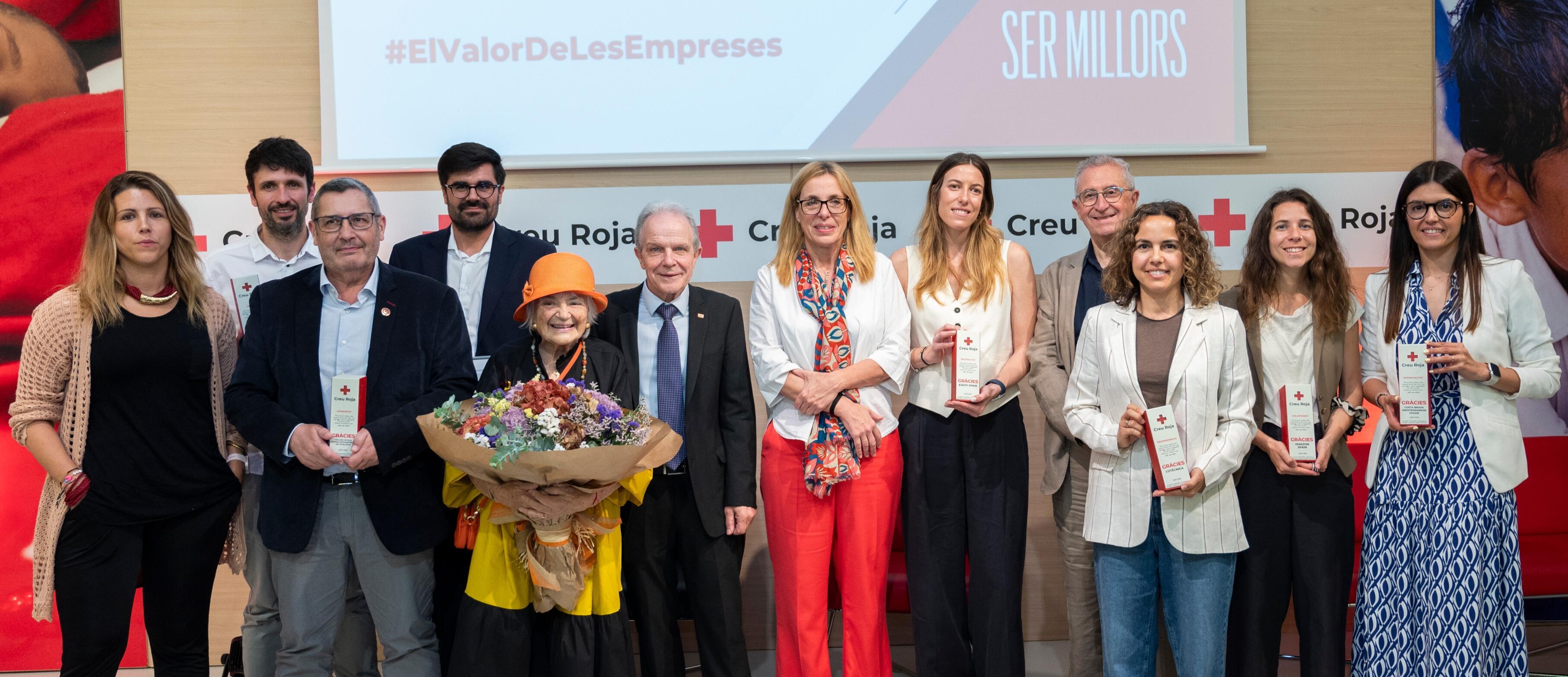 Acte d'agraïment a les empreses col·laboradores de la Creu Roja