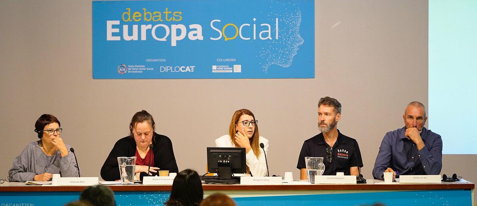 Imatge del debat Europa Social sobre la garantia dels drets de la infància