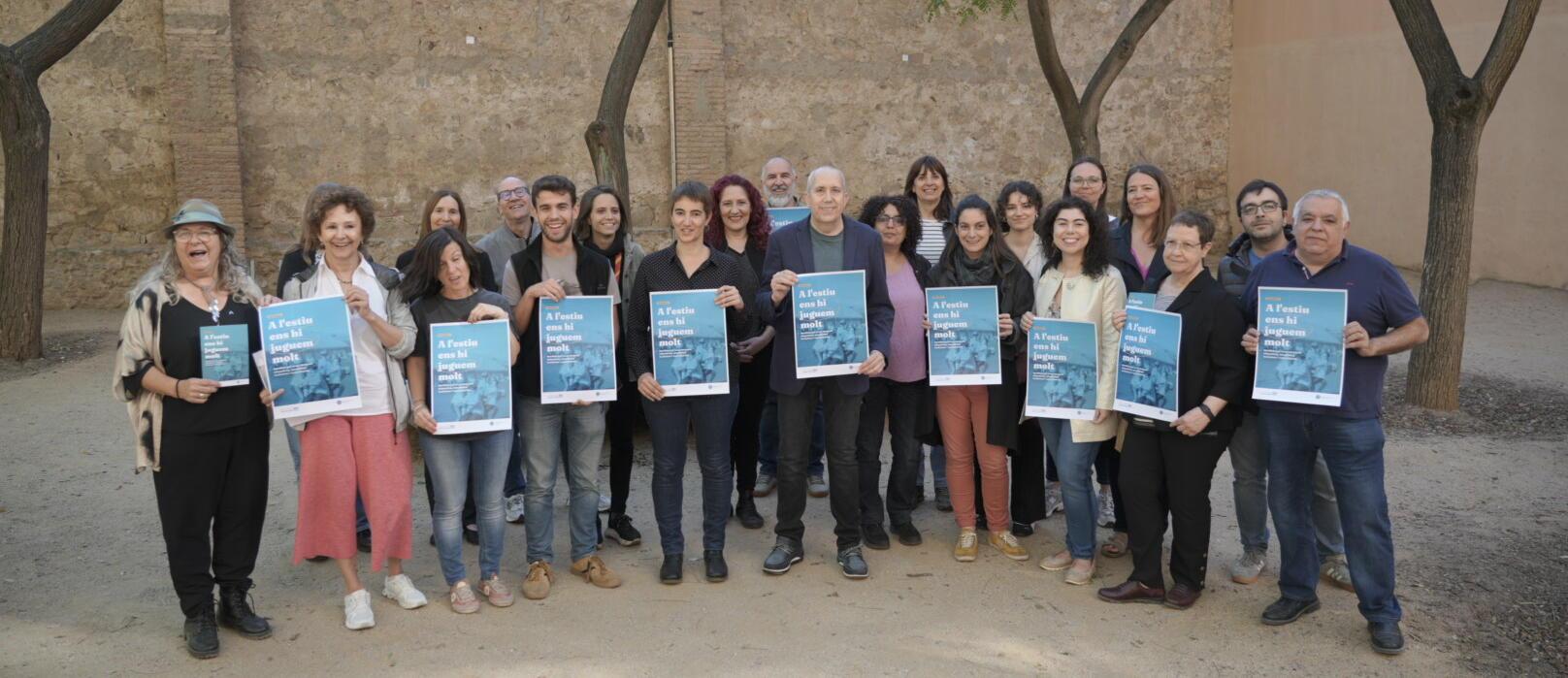 Presentació del manifest 'A l'estiu ens hi juguem molt'