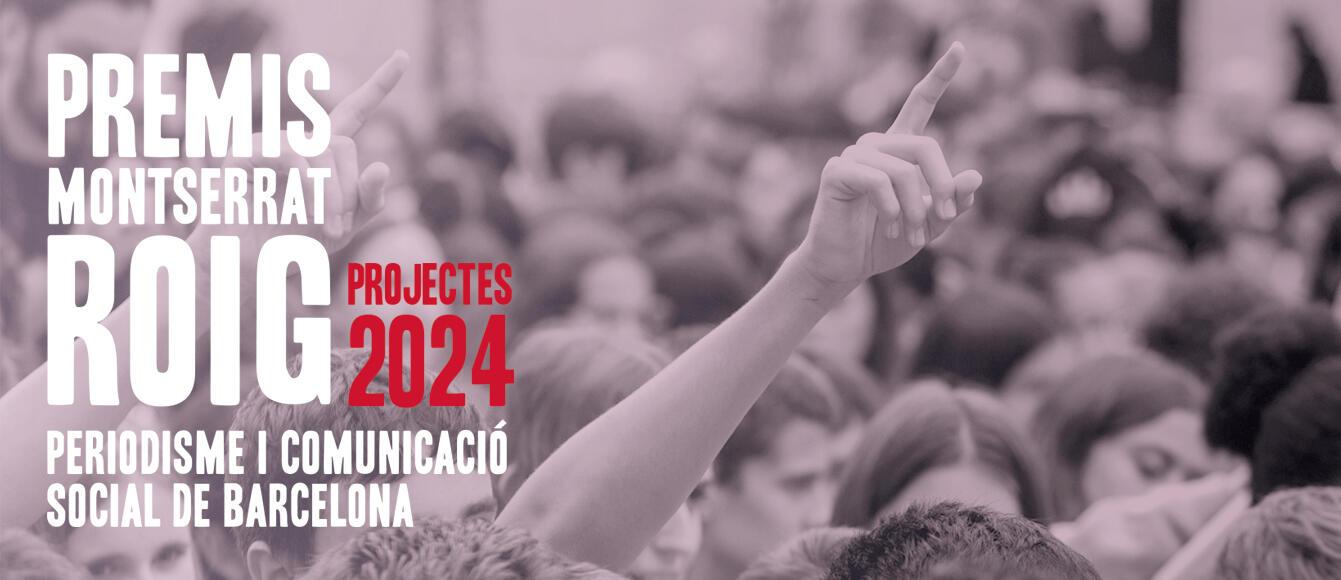 Imatge Premis Montserrat Roig - projectes 2024