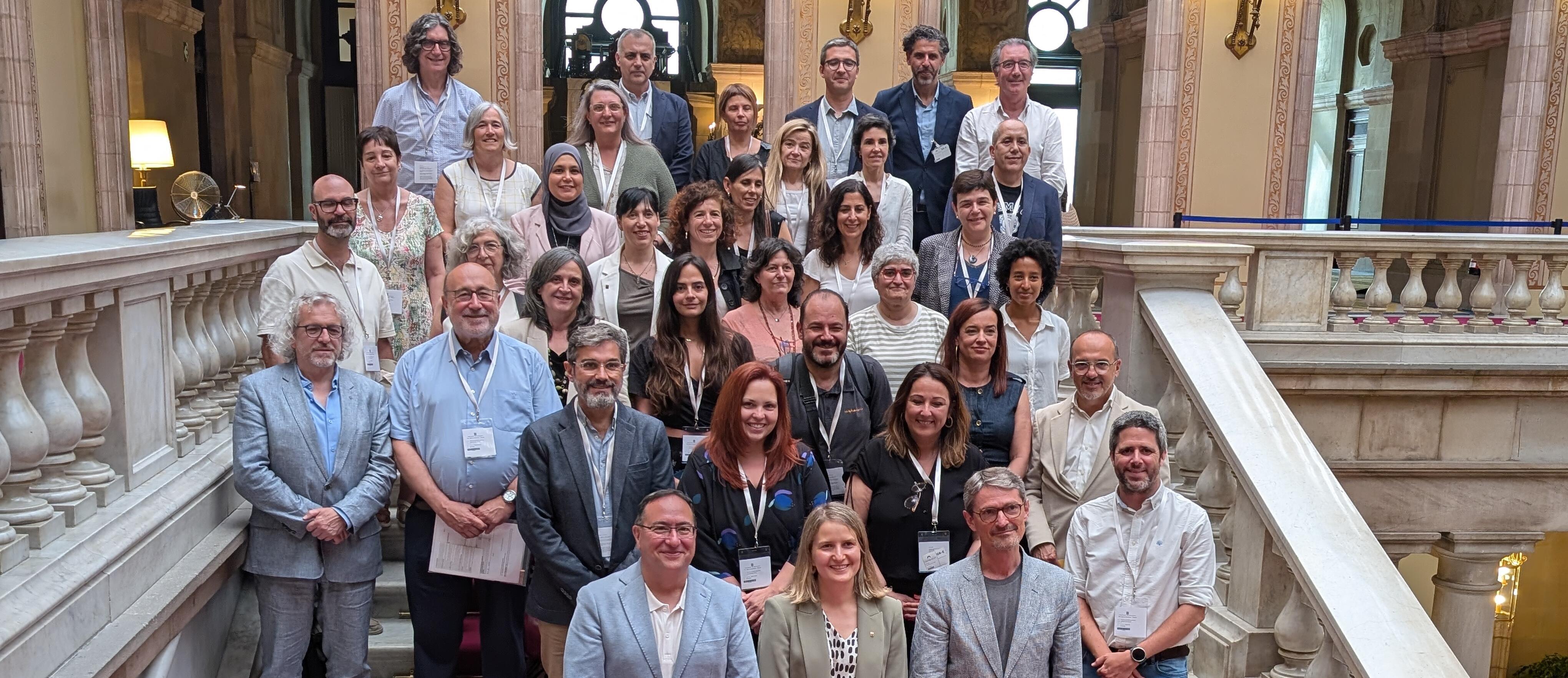 Imatge de representants de la Taula i la Confederació després que la Llei del Tercer Sector hagi superat el debat a la totalitat