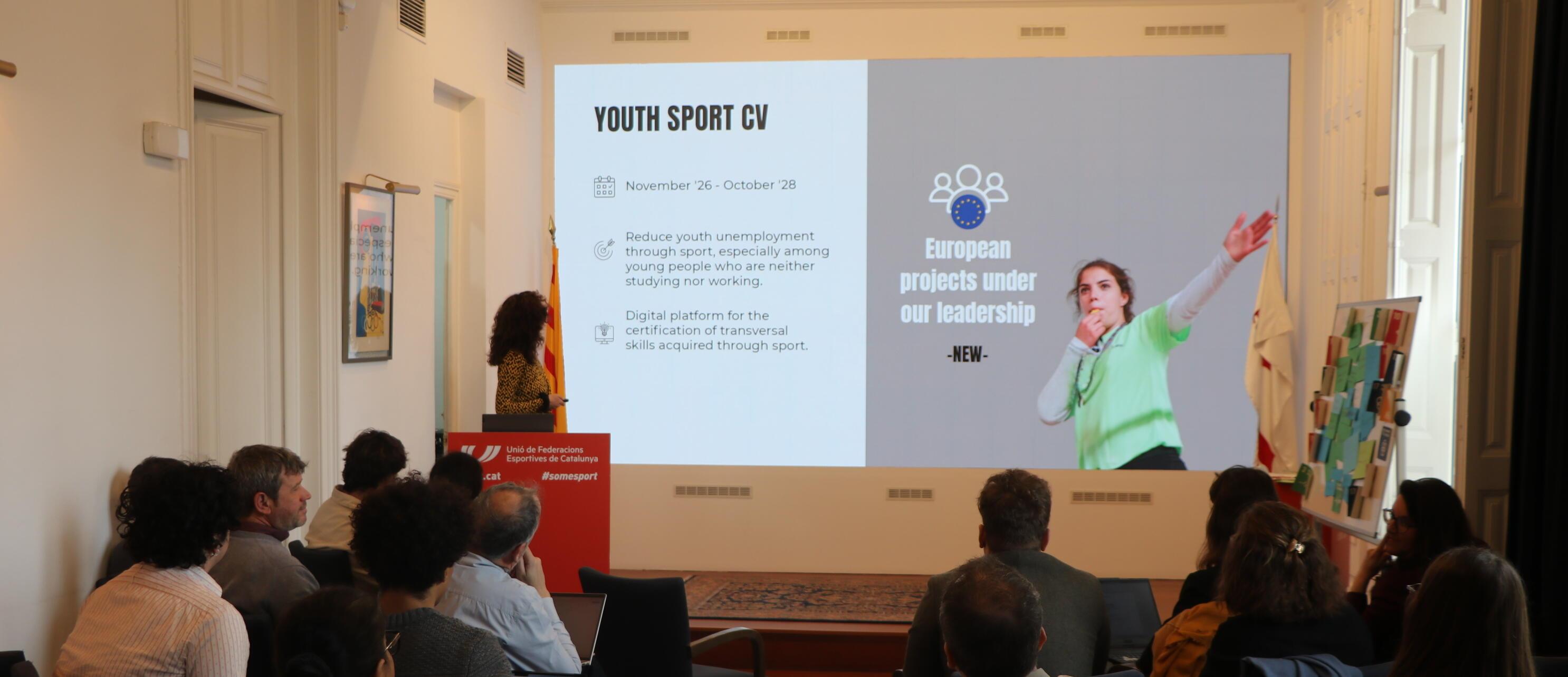 Imatge de la presentació del projecte de la Fundació Pere Tarrés