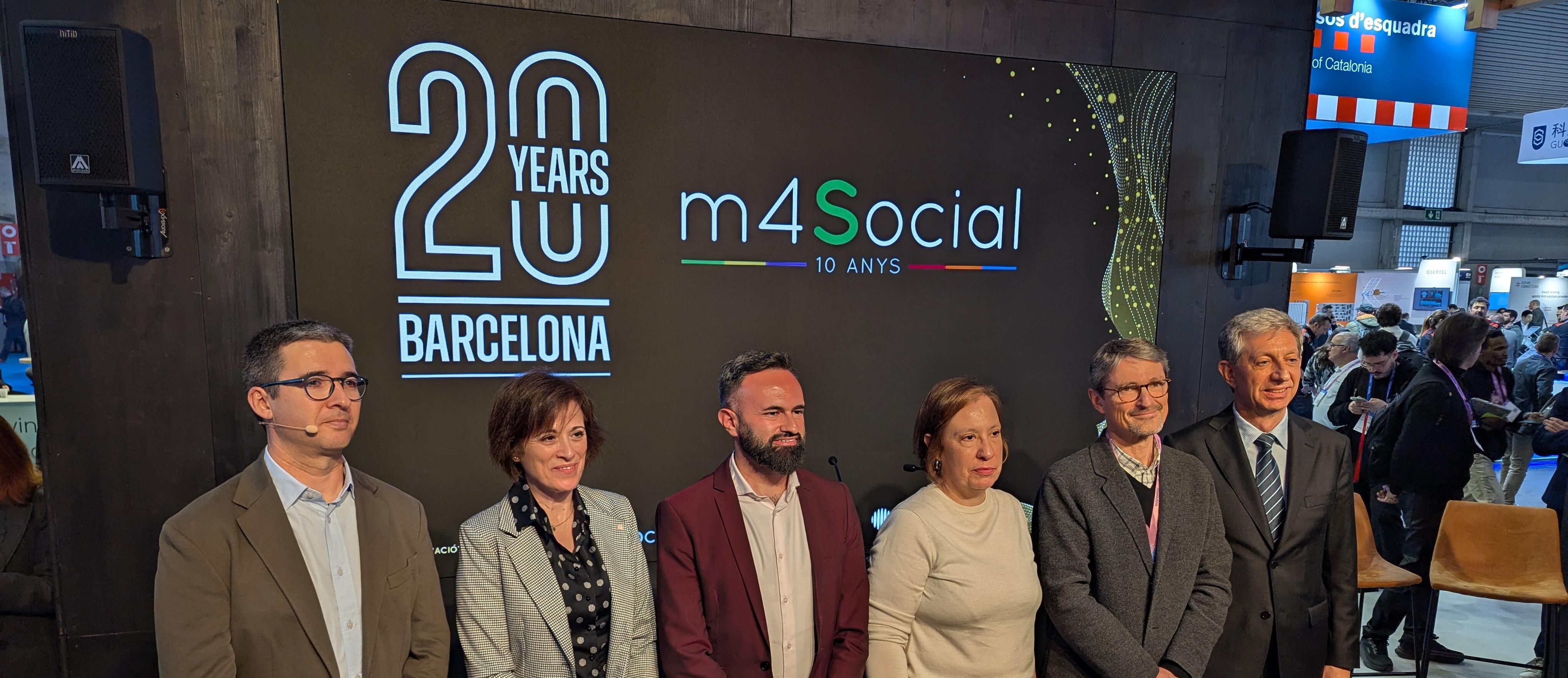 Fotografia institucional de l'acte: Governar dades, cuidar persones al MWC2026