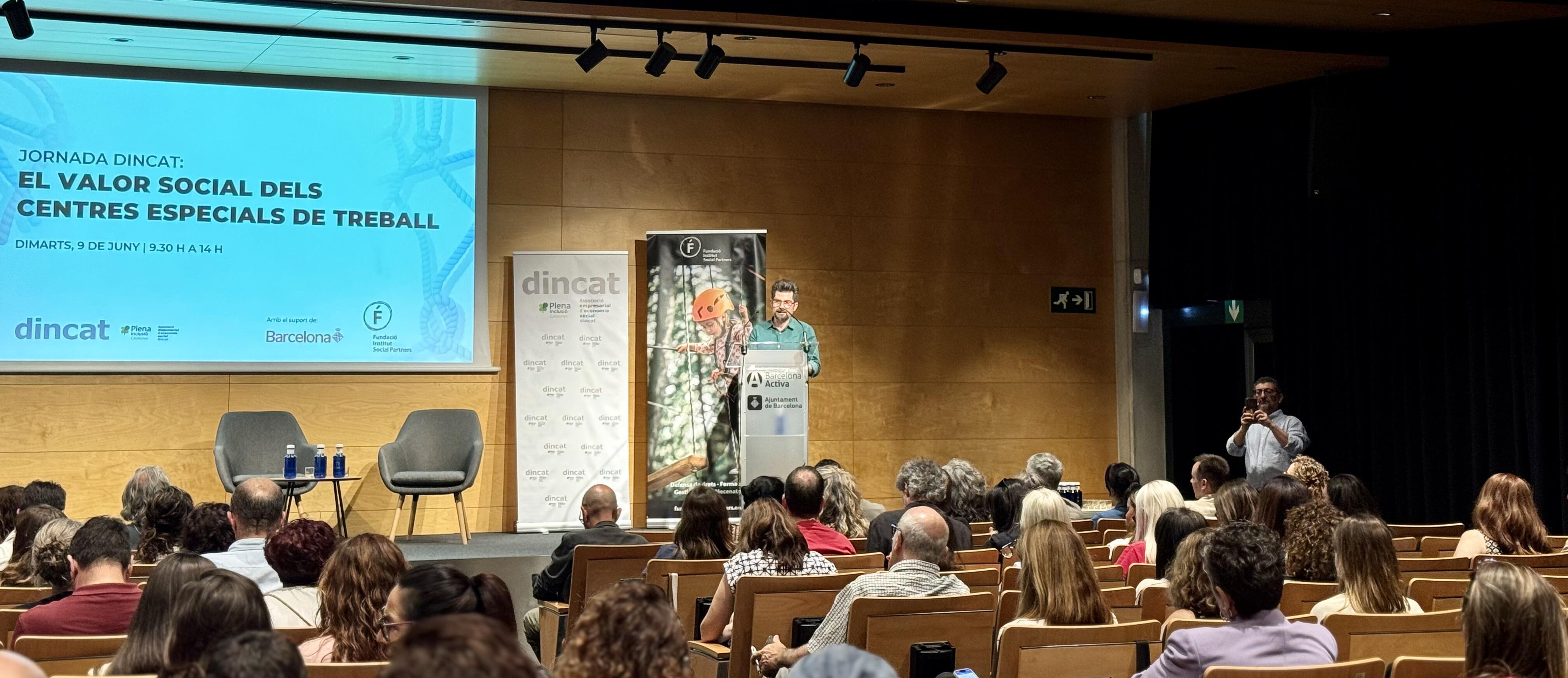 Imatge de la jornada 'El valor social dels Centres Especials de Treball'