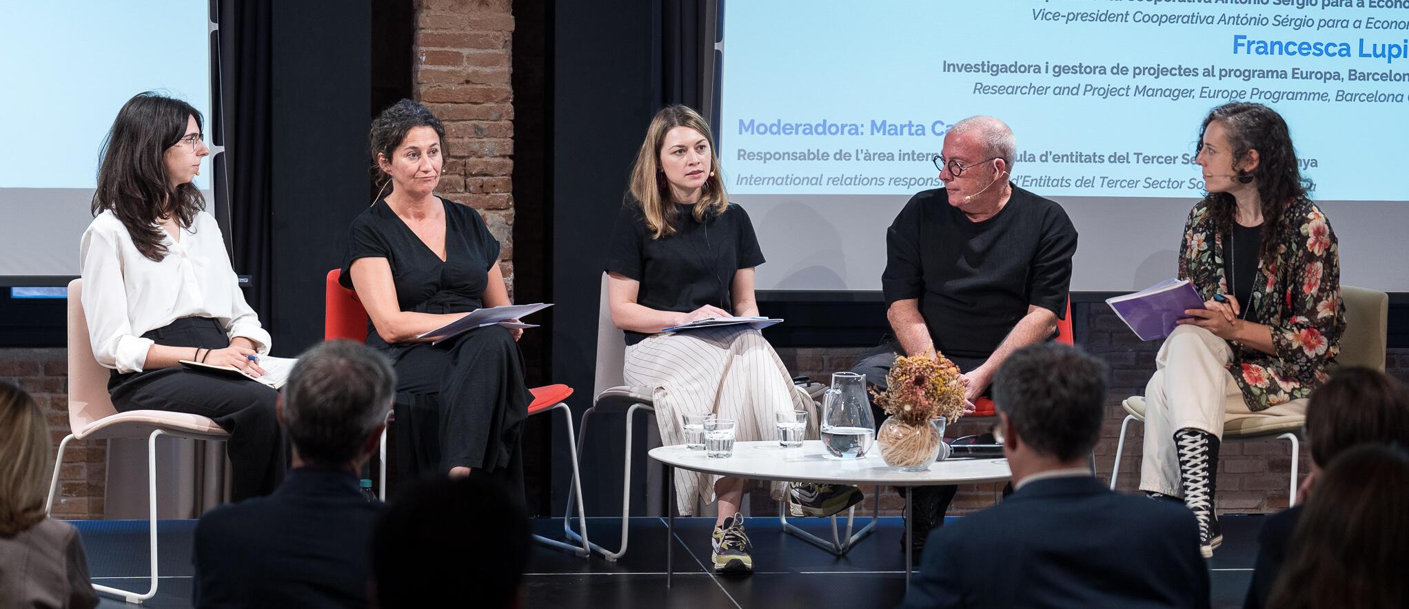 Imatges de la Taula Rodona del Debat Europa Social 2025