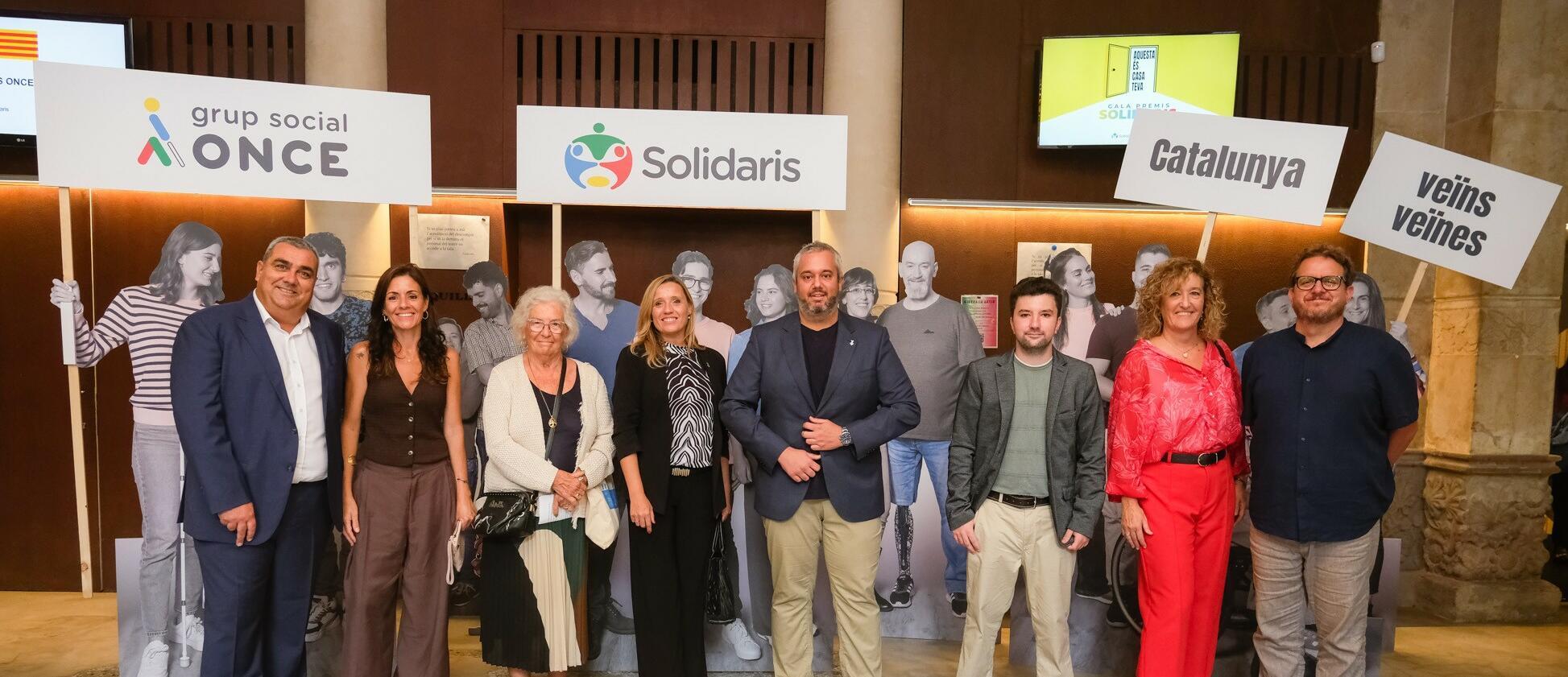Imatge dels Premis Solidaris 2025 amb les iniciatives guanyadores