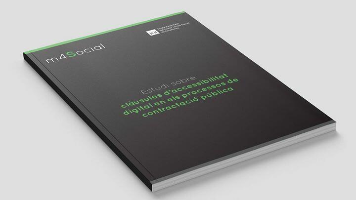 Imatge portada estudi de m4social sobre les clàusules d'accessibilitat digital en les licitacions TIC catalanes