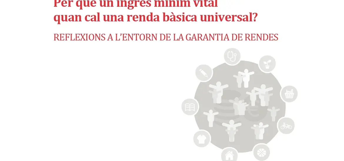 imatge portada document ECAS que reclama una renda bàsica