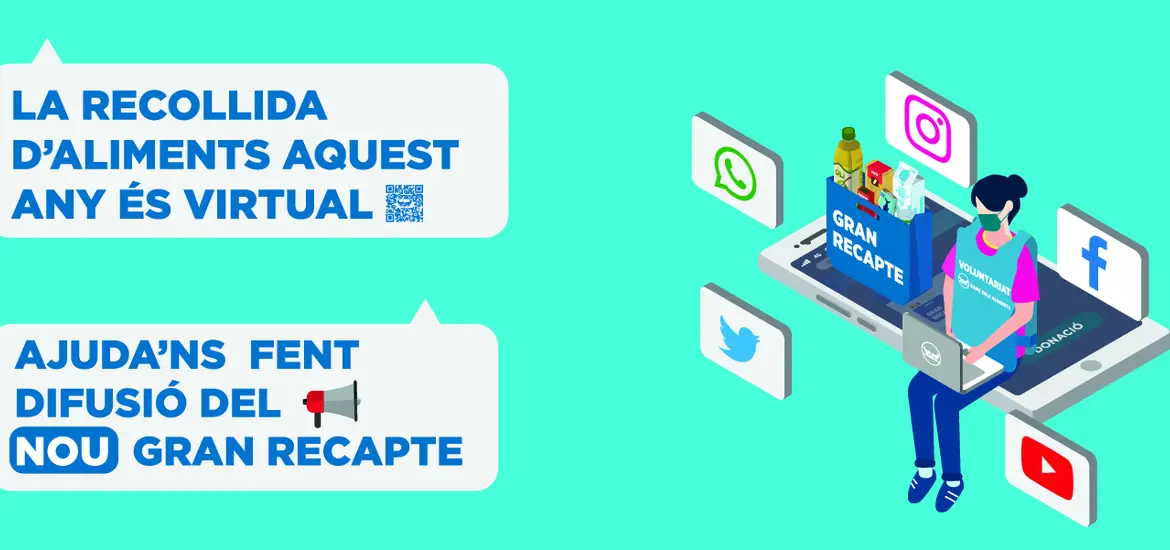 Imatge del 12è Gran Recapte que serà virtual