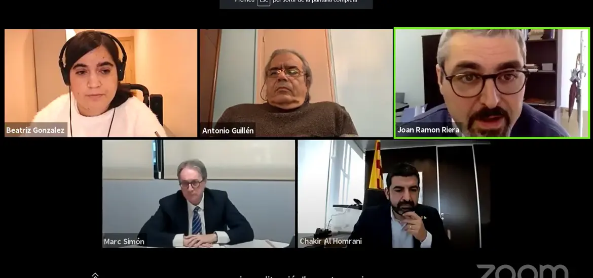 Imatge acte d'ECOM de presentació de l'estudi sobre l'assistència personal