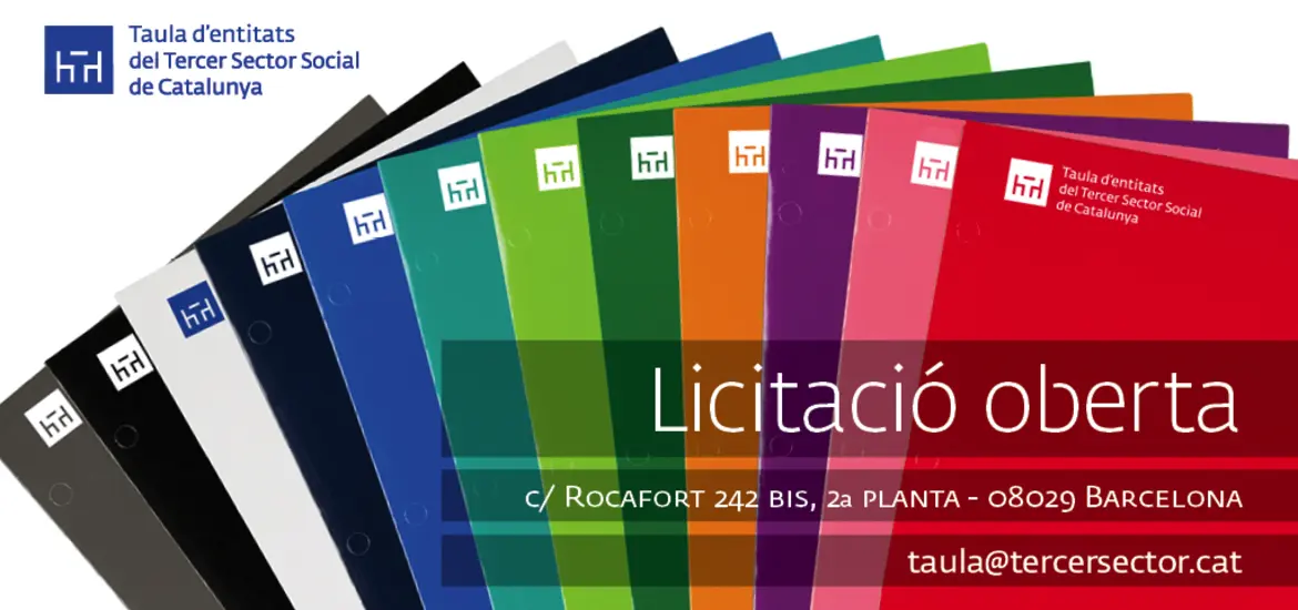 Imatge corporativa licitacions de la Taula